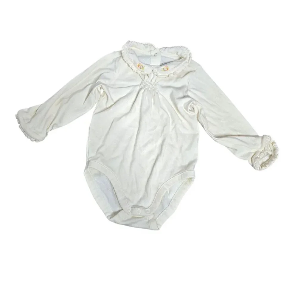 Vintage Y2K 2004 Gymboree Embroidered Bodysuit 18-24 Mths